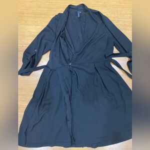 Marciano Black Wrapped Dress